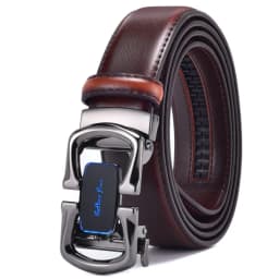 Men's Ratchet Belt Click Adjustable Men's Gift Automatic Buckle Belt 3.5cm Wide Cut Perfect Fit
