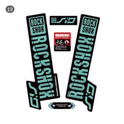 Front Fork Sticker for Rock Shox SID Road Bike MTB Race accessories decals Personalized Bicycle STICKER decoration