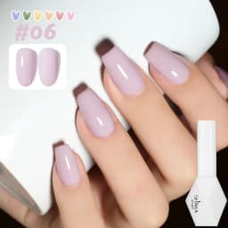 1-6pcs SHAKA Spring Ice Skin Naked Pink Gel Nail Polish 2026 New Style Versatile And Stylish Nail Art Nail Supplies