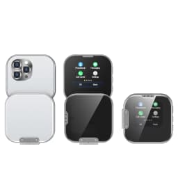 SERVO I19 ROTATE Touch Screen Mini Mobile Phone 2G 2SIM Magic Voice Bluetooth Dial FM Radio 90° Rotating Small Feature Cellphone
