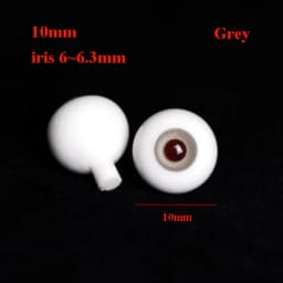High Quality 10/18mm Glass Eyes Eyeball Pink Brown Grey Cute DIY Doll Making Crafts 1/4 Small Iris Eyes For 1/6 BJD Dolls