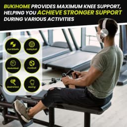 NEENCA Knee Brace Support with Gel Pads & Side Stabilizers for Pain Relief Adjustable for Meniscus Tear Arthritis ACL MCL