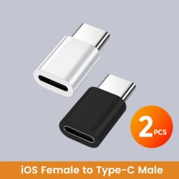 2PCS USB C To Lightning Adapter Lightning Female To Type C Male Converter High Speed Data Transfer Connector for iphone 15 16