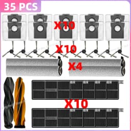 Fit For Dreame Aqua10 Ultra Roller/10 Roller AE/10S Roller AE, Aqua20 Ultra Roller/ Aqua20 Pro Ultra Roller Brush Bag Filter Mop