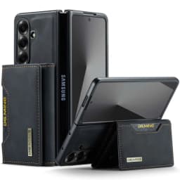 DG.MING Leather Wallet Phone Case for Samsung Galaxy Z Fold 8 Ultra 7 6 5 4 3 fold7 fold6 fold5 Cards Holder Funda Cover Hoseje