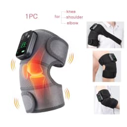 Eletric Knee Heating Massager 3 in 1 Elbow Shoulder Knee Pad Thermal Vibration Leg Support Belt Muscle Relax 3-Speed Heated