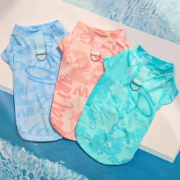 Ice Silk Fabric Dog Vest Cooling Effect Breathable Summer Lightweight Puppy Cat Pet Sleeveless Top Hot Days