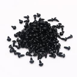 6-18mm Black Plastic Eye For Craft Doll Decoration Accessories Safety Eyes Amigurumi For Toy Animal Eye Doll Toys 50/100pcs