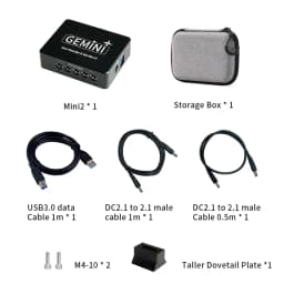 2025 GEMINI Brand New Astronomy Mini V2 HUB Power Box DC+ USB3.1 High-speed Readout Output for Astrophotography