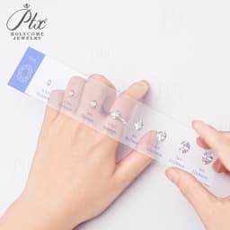 Comparison Ring Sizer Tester 5A CZ Moissanite Diamond Jewerly Dealer Tools Set Tools Size Shape Reference Top Quality Wholesale