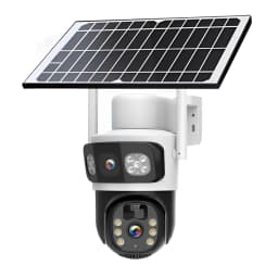 6K 12MP HD Solar Camera Wifi Outdoor IP Wireless Security CCTV Surveillance PTZ Night Vision PIR Human Detection Cam