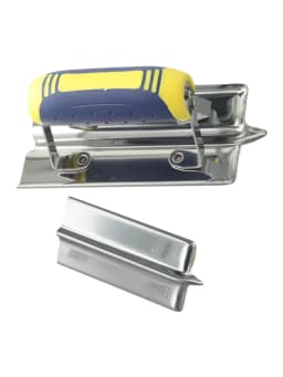 1pc Drywall Corner Tool Corner Trowel With Grip Handle Stainless Steel Sheetrock Plastering Tool Wall Repair Tool