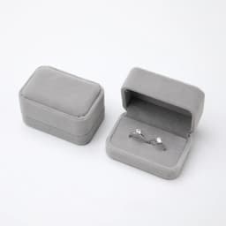 High-grade Double Slot Ring Box Jewelry Box for Wedding Proposal Engagement Ring Gift Storage Velvet Jewelry Organizer Box
