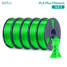 SUNLU 5KG PLAPLUS Filament 1.75MM Neatly Arranged No Knots No Bubble Eco-Friendly Non-Toxic Odorless Bright Color Good Toughness