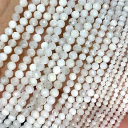2 3 4MM Faceted Stone Beads Natural Apatite Agate Jade Amethyst Tourmaline Round Spacer Beads for Jewelry Making Diy Bracelet