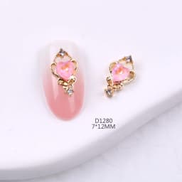10pcs Nail Art Alloy Rhinestones Decorations Moon Magic Wand Various Shape Nail Charms Jewelry Luxury Shiny Strass Accessories