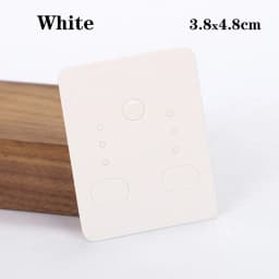50pcs 3.8x4.8cm Display Card for Earrings Ear Studs Blank Kraft Paper Tags
