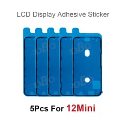 5Pcs LCD Display Adhesive Waterproof Seal Sticker for iPhone 12 13 Mini XS 11 Pro Max X XR Front Side Seal Tape Glue Repair