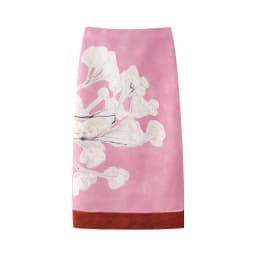 KADUWAK Japanese Classic Blended Print Back Split Straight Skirt Bustier Skirts Retro Versatile Streetwear Bustier Skirt 니트 스커트