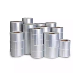 Silver Paper 50*25mm*1500pcs/Roll Thermal Transfer Blank PET Barcode Labels Adhesive Printed Label Sticker