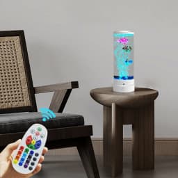 LED Fish Lamp Ambient Night Light Remote Control Color Changing Decorative Lights Aquarium Birthday Gift For Children USB