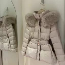 Korean New Winter Slim Waist Fitted Plus Size Thick Down Cotton Parkas Women Big Fur Collar Warm Coat Fashion Trendy Warm