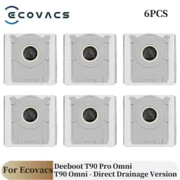 For Ecovacs Deebot T90 Pro Omni/T90 Omni Robot Vacuum Cleaner Parts Main Roller Side Brush Filter Mop Cloth Dust Bag Accessories