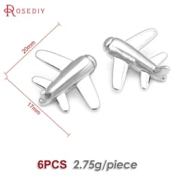 18K Gold Color Airplane Bicycle Tower Windmill Charms Pendants High Quality Diy Jewelry Making Necklace Earrings Accessories