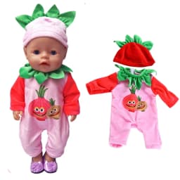 Doll Clothes for 43cm Baby New Born Doll Coat Unicorn Hoodie 17 Inch 18 Inch Baby Bona Doll Dress Christmas Toys Clothes