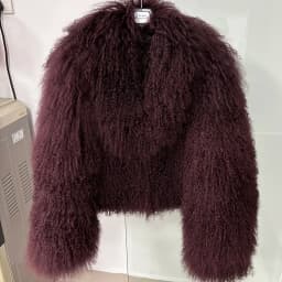 New Brand Women's Real Mongolia Sheep Fur Jacket With Collar Winter Coat Female fur coat
