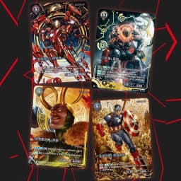 Genuine Marvel The Avengers Super Hero Battle Card Anime BP-01 TCG Standard Booster Pack Game Battle Collection Card Toy Gift