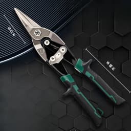 10 Inch Aviation Tin Snips, Industrial Snips, Universal Snips,Metal Cutter Shears for Cutting Sheet Metal