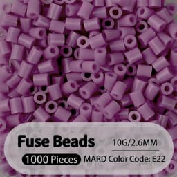 2.6mm Bulk Pink Color Series Perler Beads Refill Pack - 1000/5000pcs Fusible DIY Art Craft Fuse Beads for Mosaic Puzzle Kits