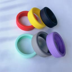 4/8Pcs Pure Color Luggage Wheels Protector with Silent Sound Silicone Suitcase Wheels Protection Cover Reduce Wheel Wear Noise