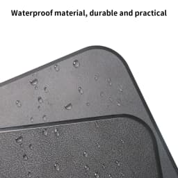 Waterproof Resin Mouse Pad with Wear-resistant Hard and Smooth Surface for Home and Office