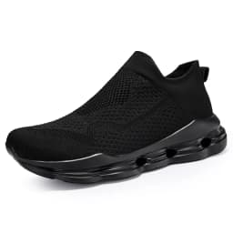 Running Shoes Men Lightweight Mesh Comfortable Flat Casual Walking Shoes Slip-on Unisex Sneakers for Men and Women Big Size
