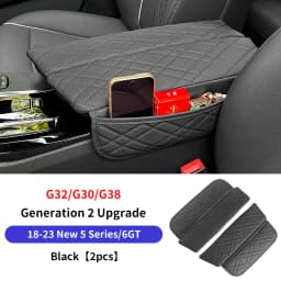 Car Central Armrest Pad For BMW G30 G38 G32 6GT 2018-2023 LHD Auto Center Console Arm Rest Box Cover Mat Protective Accessories