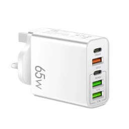 65W 5 Ports USB C Charger Fast Charging Phone Charger Power Adapter For iPhone Samsung Xiaomi Type C Quick Charge Wall Charger
