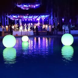 1-10PCS Floating Pool Lights with 16 Colors Waterproof Outdoor Swimming Underwater Pool Lights Ball For Swimming Pool Light