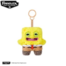 Original Fuggler Patrick Star SpongeBob SquarePants Keychain Plush Toys Fugglers Baby Teeth Monsters Stuffed Plushies Dolls