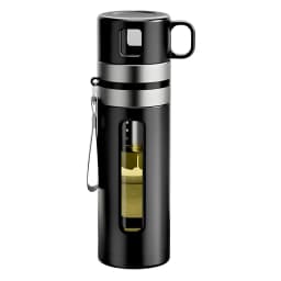 520ML Glass Tea Water Bottle With Tea Infuser High Borosilicate Glass Tea Water Separation Water Cup Travel Filtering Tumbler