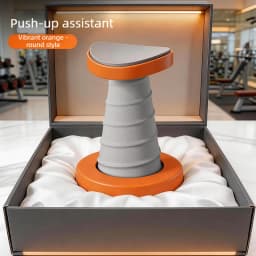 Ergonomic Core Training Assist Push Up Bar Automatic Rebound Spring Floor Stand Home Gym Pilates Upper Body Strength Equipment