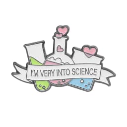 Believe in Science Enamel Brooch Chemical Molecule Test Tube DNA Microscope Eye Medicine Bottle Creative Badge Pins Jewelry Gift