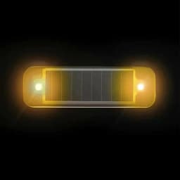 Mini LED Solar Power Car Warning Light Wireless Anti-Theft Simulated Alarm Caution Lamp Night Security Flashing Dummy Alarm