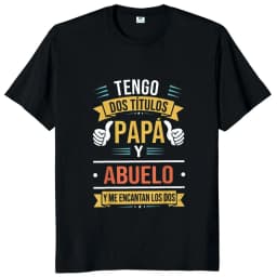 If Dad Can't Fix It We're Screwed T Shirt Retro Spanish Father Papa Gift Men Clothing Unisex Cotton Casual EU Size T-shirt