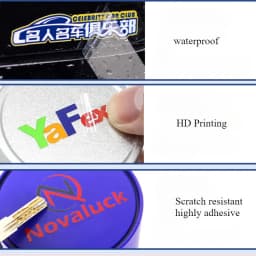 100PCS UV Transfer Sticker Any Size Personalized Logo Name Picture Colorful Printing DTF Transfer Stickers Laber