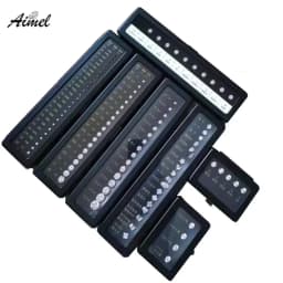 Loose Diamond Zircon Stone Tester Tools Gemstone Teaching Prop Weight Diameter Ratio Size Specific Gravity Display Box