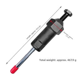 High-Pressure Grease Fitting Unclogging Tool 600psi Carbon Steel Spiral Pressure Design for Blocked Lubrication Lines