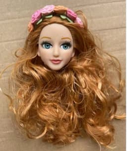 1/6 Vintage Doll Heads Princess For 30cm Solid Male Soldier Sculpt Female Children Playing Birthday Gifts