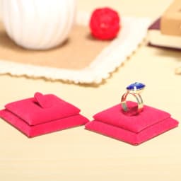 Velvet Ring Display Storage Rack, Jewelry Display Props Counter Showcase, Ring Holder, Single Ring Jewelry Stand
